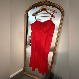 Red Bow Dress, New without Tags
